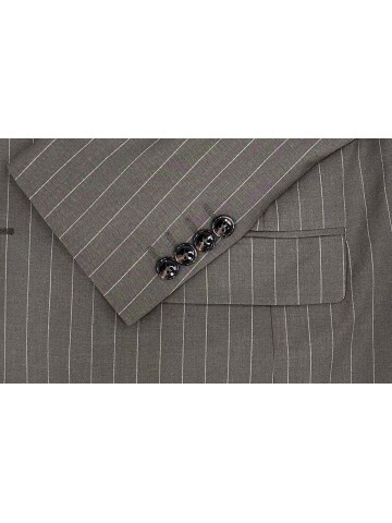 SUIT SARTORIA ÇİZGİLİ KAHVERENGİ TAKIM ELBİSE 2002/50
