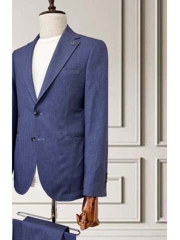 SUIT SARTORIA ÇİZGİLİ MAVİ SPOR TAKIM 252213