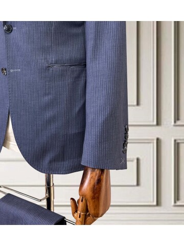 SUIT SARTORIA ÇİZGİLİ MAVİ SPOR TAKIM 252213