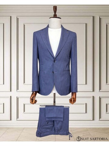 SUIT SARTORIA ÇİZGİLİ MAVİ SPOR TAKIM 252215