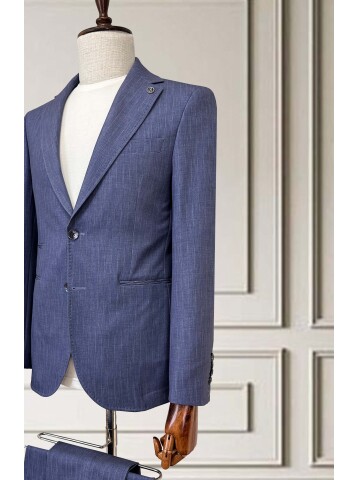 SUIT SARTORIA ÇİZGİLİ MAVİ SPOR TAKIM 252215