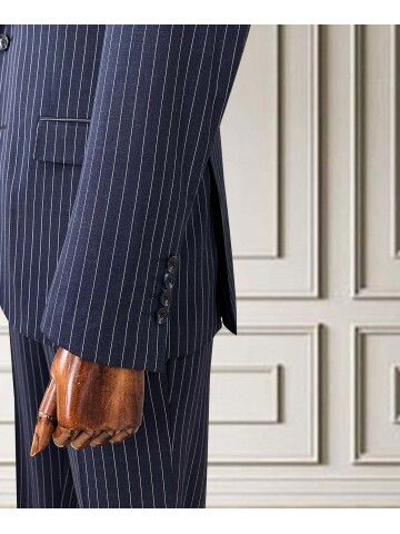 SUIT SARTORIA ÇİZGİLİ LACİVERT TAKIM ELBİSE 252024