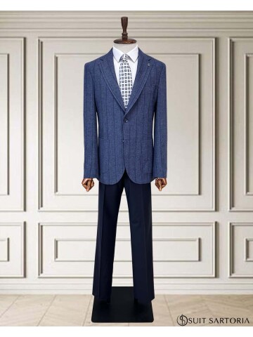 SUIT SARTORIA ÇİZGİLİ SİYAH TAKIM 252134