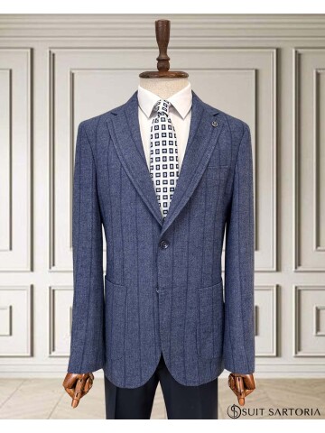 SUIT SARTORIA ÇİZGİLİ SİYAH TAKIM 252134