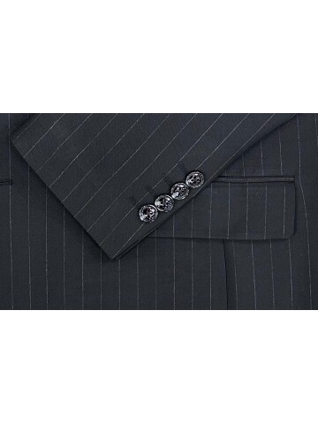 SUIT SARTORIA ÇİZGİLİ SİYAH TAKIM ELBİSE 2002/50