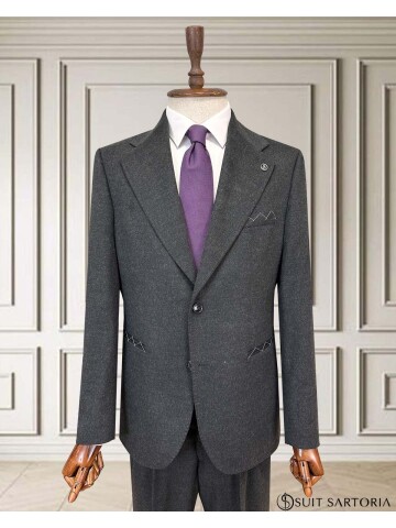 SUIT SARTORIA KOYU GRİ YÜNLÜ TAKIM 252155