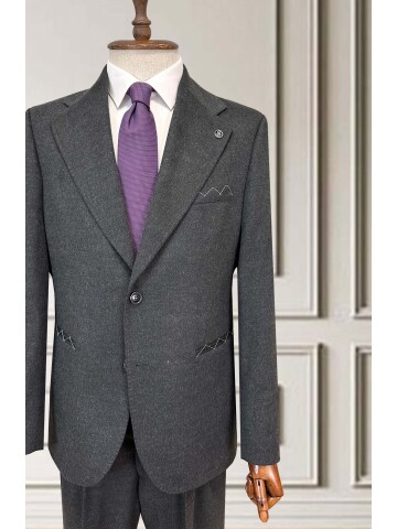 SUIT SARTORIA KOYU GRİ YÜNLÜ TAKIM 252155