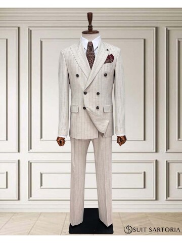 SUIT SARTORIA KRUVAZE BEJ TAKIM ELBİSE 2002/48