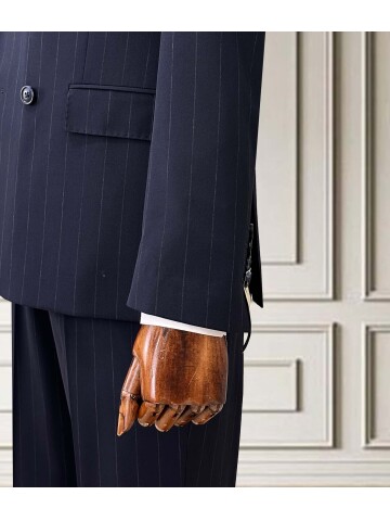 SUIT SARTORIA KRUVAZE ÇİZGİLİ MAVİ TAKIM 2002/48