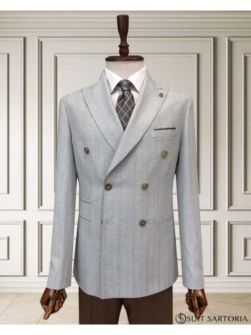 SUIT SARTORIA KRUVAZE GRİ TAKIM 252210