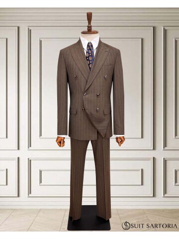 SUIT SARTORIA KRUVAZE KAHVERENGİ TAKIM ELBİSE 2002/48