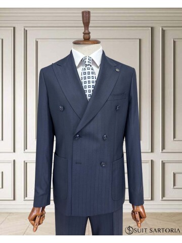SUIT SARTORIA KRUVAZE LACİVERT TAKIM 252137