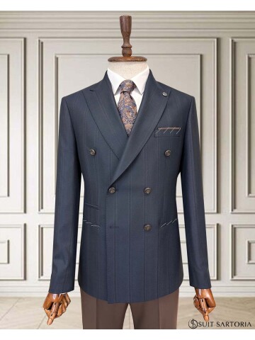 SUIT SARTORIA KRUVAZE LACİVERT TAKIM 252210