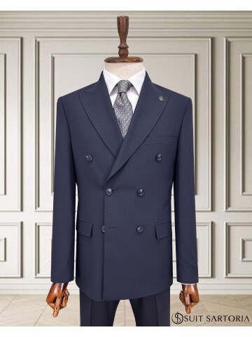 SUIT SARTORIA LACİVERT KRUVAZE TAKIM 252071