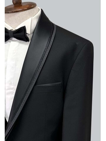 SUIT SARTORIA SİYAH BÜYÜK BEDEN DAMATLIK 5539