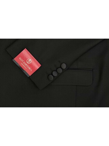 SUIT SARTORIA SİYAH BÜYÜK BEDEN DAMATLIK 5539
