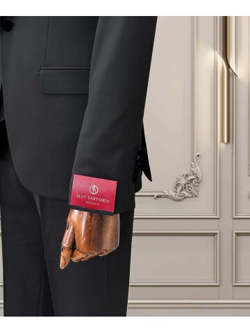SUIT SARTORIA SİYAH DAMATLIK 5640
