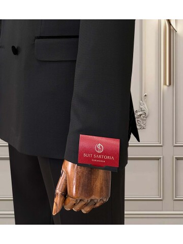SUIT SARTORIA SİYAH KRUVAZE DAMATLIK 5711