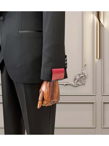 SUIT SARTORIA SİYAH ŞAL YAKA DAMATLIK 5645