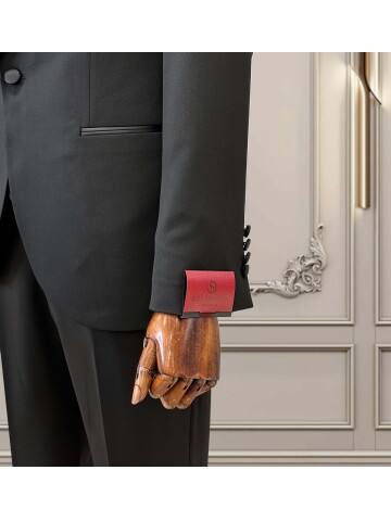 SUIT SARTORIA SİYAH ŞAL YAKA DAMATLIK 5742