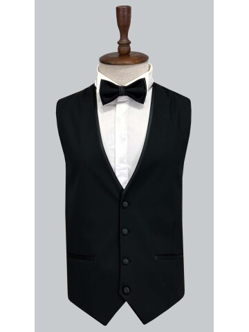 SUIT SARTORIA SİYAH SİVRİ YAKA DAMATLIK 5704