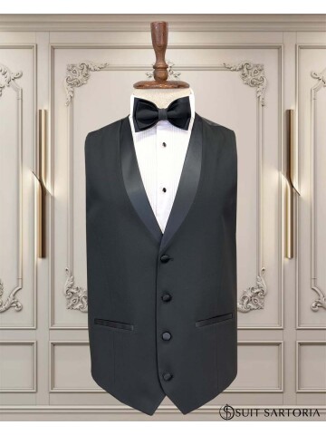 SUIT SARTORIA SİYAH SİVRİ YAKA DAMATLIK 5749
