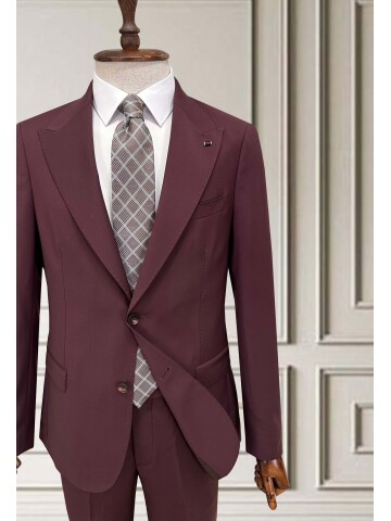 SUIT SARTORIA YÜNLÜ BORDO TAKIM ELBİSE 2001/14