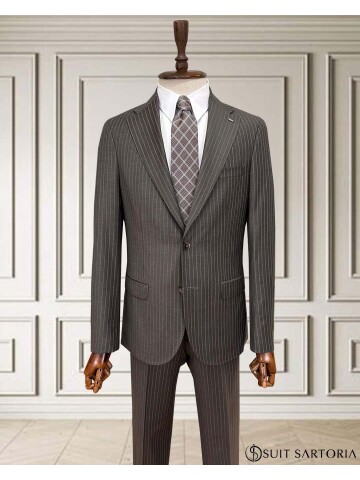SUIT SARTORIA YÜNLÜ KAHVERENGİ TAKIM ELBİSE 2001/15