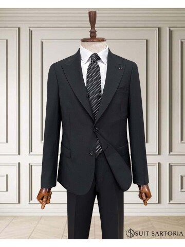 SUIT SARTORIA YÜNLÜ SİYAH TAKIM ELBİSE 2001/14