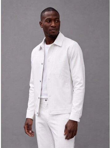 White Comfort Fit Performance Suit