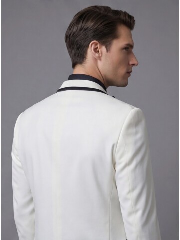 White Three-Piece Tuxedo