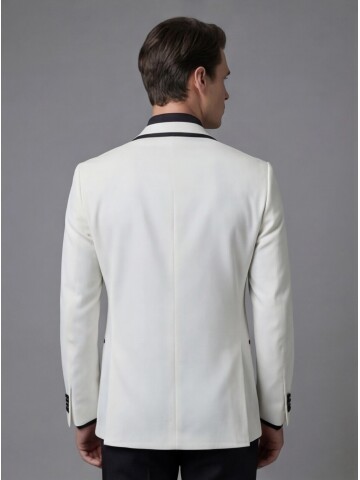 White Three-Piece Tuxedo