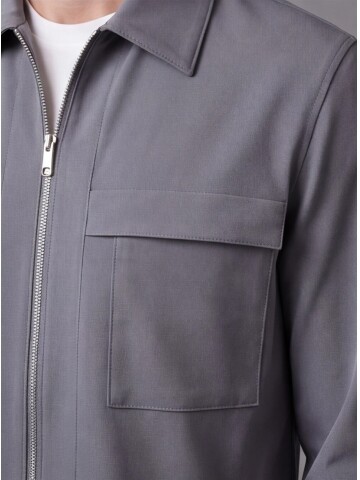 Gri Safari Cep Fermuarlı Spor Comfort Fit Takım