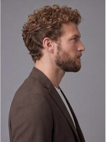 Dark Brown Notch Lapel Comfort Fit Suit with Patch Pockets