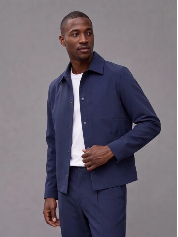 Dark Blue Comfort Fit Performance Suit