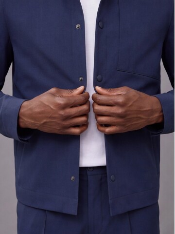Dark Blue Comfort Fit Performance Suit