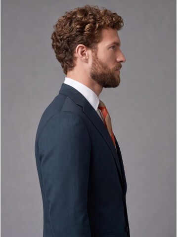 Koyu Yeşil Sivri Yaka Slim Fit Kombinli Erkek Takım Elbise