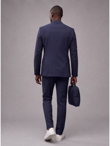 Navy Blue Performance Suit