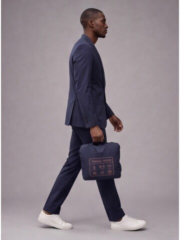 Navy Blue Performance Suit