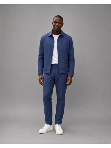 Blue Comfort Fit Performance Suit
