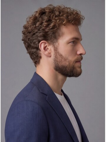 Blue Notch Lapel Comfort Fit Suit with Patch Pockets