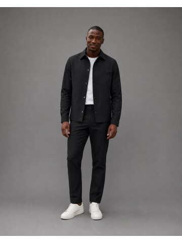 Black Comfort Fit Performance Suit