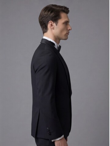 Black Double-Breasted Tuxedo