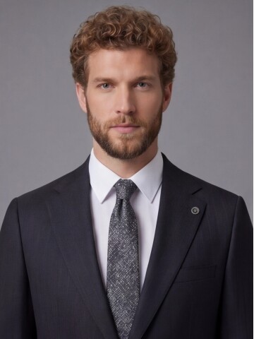 Black Notch Lapel Comfort Fit Suit