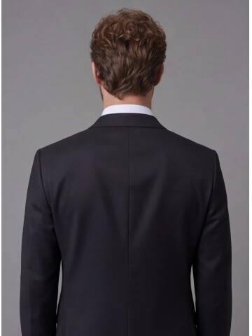 Black Notch Lapel Comfort Fit Suit
