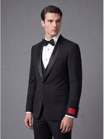 Black Shawl Lapel Tuxedo