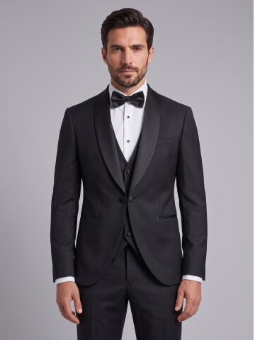 Black Shawl Lapel Tuxedo