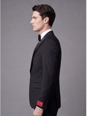 Black Peak Lapel Tuxedo