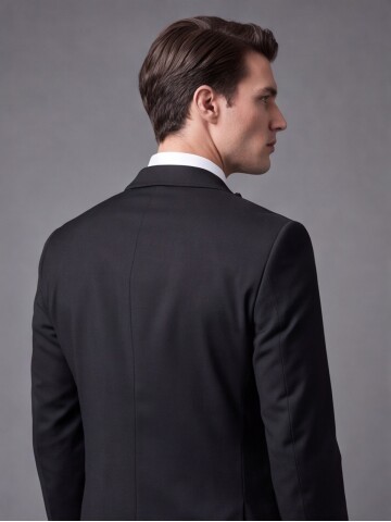 Black Peak Lapel Tuxedo