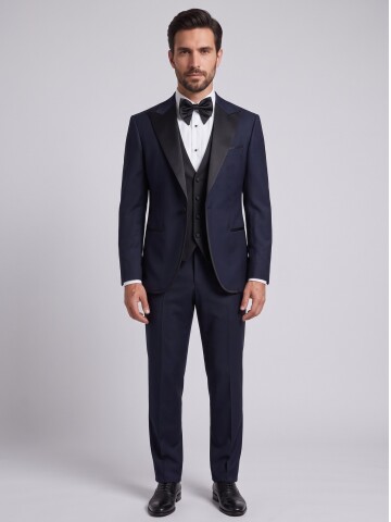 Blue Wool Tuxedoo